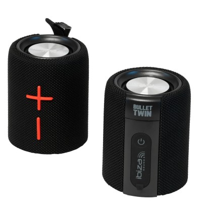 Ibiza Sound BULLET-TWIN - Altavoz portátil Bluetooth 40W