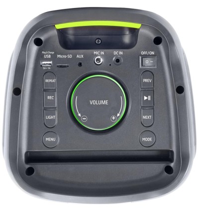 Altavoz portátil Ibiza Sound LYRA400 - 300W, Bluetooth, luces LED