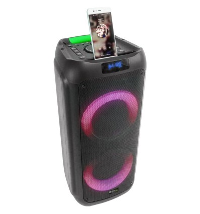 Altavoz portátil Ibiza Sound LYRA400 - 300W, Bluetooth, luces LED