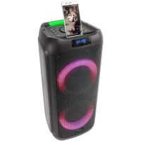 Altavoz portátil Ibiza Sound LYRA400 - 300W, Bluetooth, luces LED Altavoz portátil Ibiza Sound LYRA400 - 300W, Bluetooth, luces LED