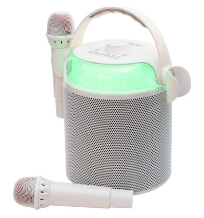 KARAHOME-WH Ibiza Sound - Karaoke 120W Bluetooth y micrófonos