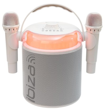 KARAHOME-WH Ibiza Sound - Karaoke 120W Bluetooth y micrófonos