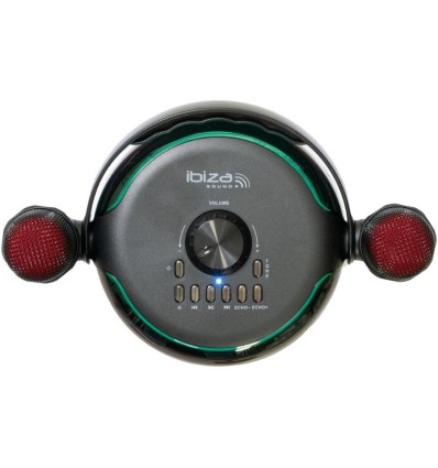 KARAHOME-BK Ibiza Sound - Karaoke 120W y Bluetooth