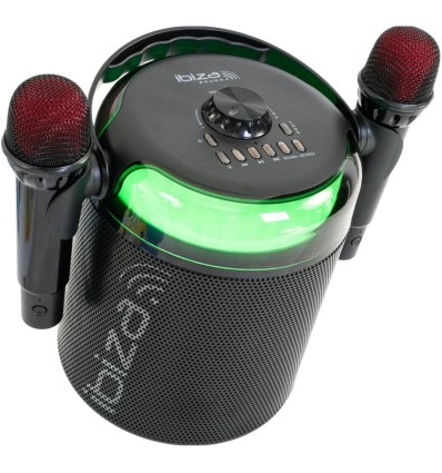 KARAHOME-BK Ibiza Sound - Karaoke 120W y Bluetooth