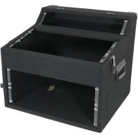 Flightcase Ibiza Sound FC254 - Rack 19", 2U+5U+4U, moqueta negra