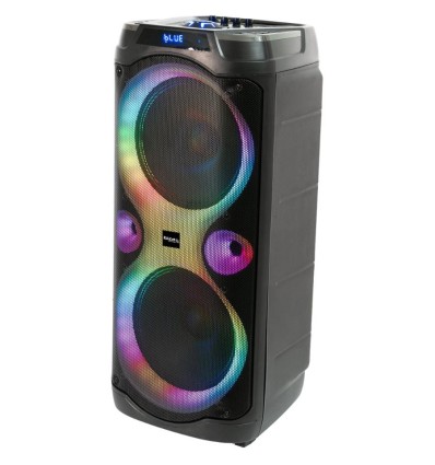 Altavoz portátil Ibiza Sound COLUMBA-KARAOKE - 1000W y micrófonos