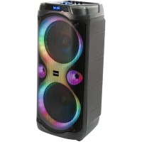 Altavoz portátil Ibiza Sound COLUMBA-KARAOKE - 1000W y micrófonos