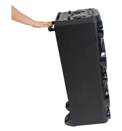 Altavoz Ibiza Sound BOMBMASTER - 1000W y micrófonos inalámbricos