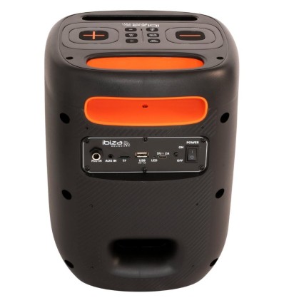 Altavoz Ibiza Sound CUBE180 - 180W Bluetooth y micrófono