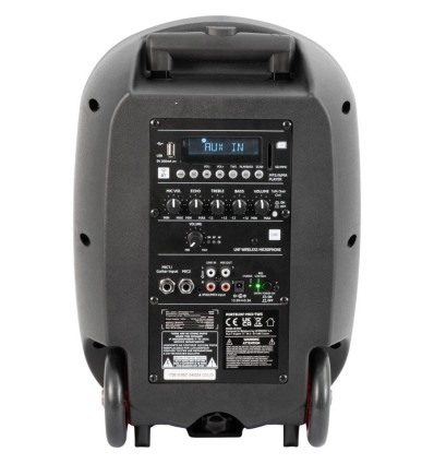 Altavoz Ibiza Sound PORT8UHF-MKII - 400W Bluetooth y micrófonos