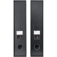 Altavoces de suelo LTC L766-BL – 350W, 3 vías, madera negra