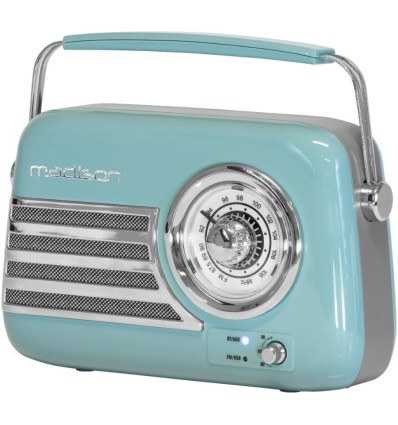 Madison FREESOUND-VR40BLU – Radio vintage 30W Bluetooth