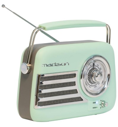 Madison FREESOUND-VR40GR-MAT – Radio vintage 30W Bluetooth