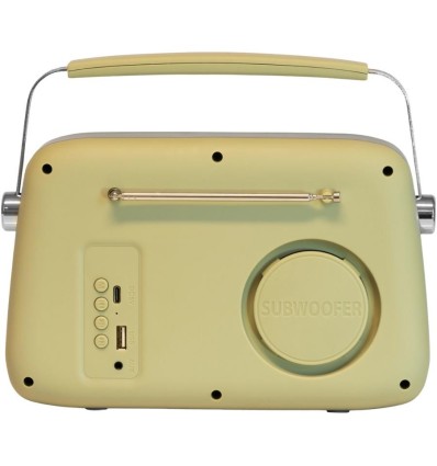 Madison FREESOUND-VR40OGR-MAT – Radio vintage 30W Bluetooth