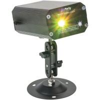 Mini láser PARTY-GOBOLASER - Rojo y verde con efectos gobo