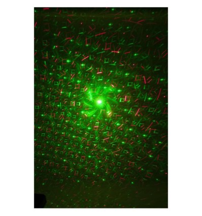 Mini láser PARTY-GOBOLASER - Rojo y verde con efectos gobo