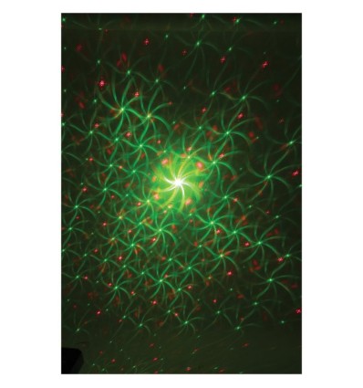 Mini láser PARTY-GOBOLASER - Rojo y verde con efectos gobo