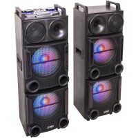 Sistema de sonido PARTY-BOX412 - 1200W, Bluetooth y luces LED