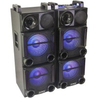 Sistema de sonido PARTY-BOX412 - 1200W, Bluetooth y luces LED
