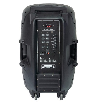 Altavoz PARTY-210LED - 600W, Bluetooth, LED y batería portátil