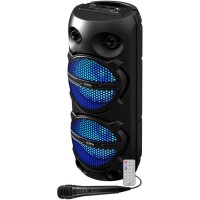 Altavoz PARTY PLUTON - 300W, Bluetooth, LED y batería portátil