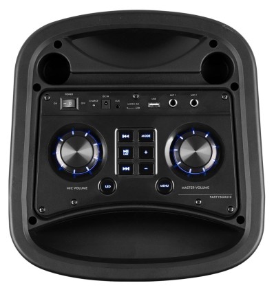 Fenton TRACK610 - Altavoz portátil 240W, Bluetooth y luces LED