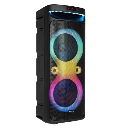 Fenton TRACK610 - Altavoz portátil 240W, Bluetooth y luces LED