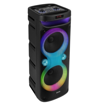 Fenton TRACK610 - Altavoz portátil 240W, Bluetooth y luces LED