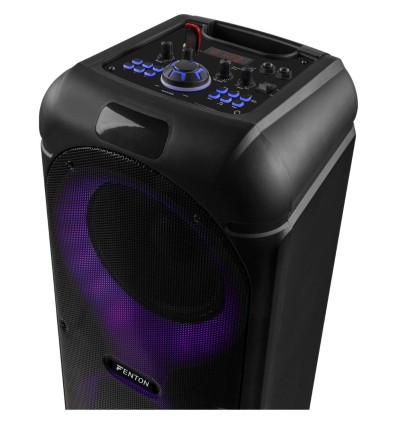 Fenton Track510 - Altavoz portátil 160W, Bluetooth y luces LED