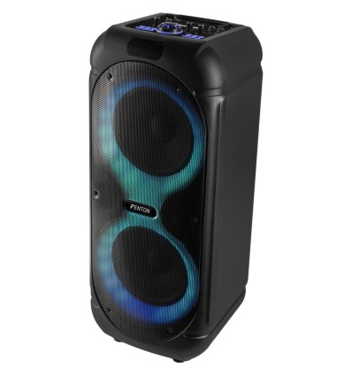 Fenton Track510 - Altavoz portátil 160W, Bluetooth y luces LED