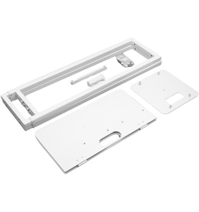 Vonyx DJP170 - Set de pedestal DJ con placa base plegable y fundas