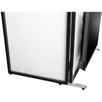 Vonyx DB6 - Cabina DJ plegable con soporte para TV y paneles de lycra Vonyx DB6 - Cabina DJ plegable con soporte para TV y paneles de lycra