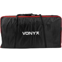 Vonyx DB6 - Cabina DJ plegable con soporte para TV y paneles de lycra Vonyx DB6 - Cabina DJ plegable con soporte para TV y paneles de lycra