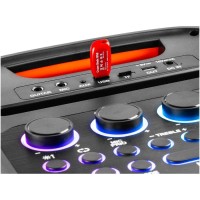 Fenton Core160 - Altavoz portátil 240W con Bluetooth y luces LED