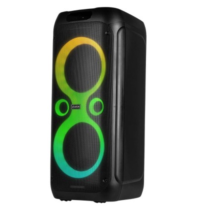 Fenton Core160 - Altavoz portátil 240W con Bluetooth y luces LED