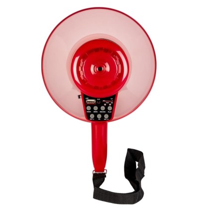 Vonyx MEG050 - Megáfono portátil 50W con luz LED y Bluetooth