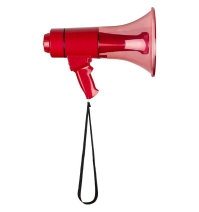 Vonyx MEG050 - Megáfono portátil 50W con luz LED y Bluetooth