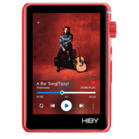 HiBy R3 II 2025 rojo - Reproductor Hi-Res portátil compacto.