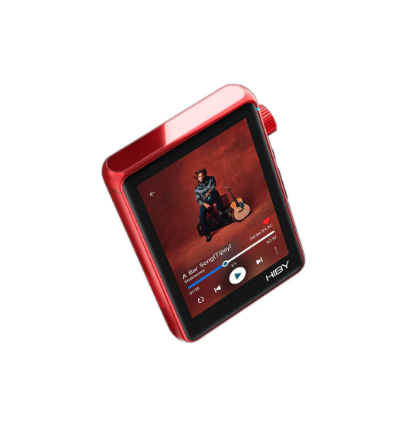 HiBy R3 II 2025 rojo - Reproductor Hi-Res portátil compacto.