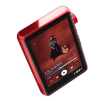 HiBy R3 II 2025 rojo - Reproductor Hi-Res portátil compacto.