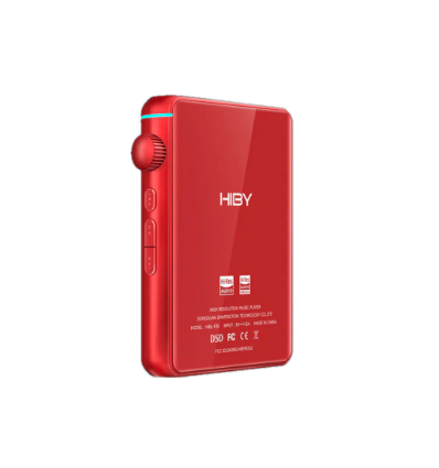 HiBy R3 II 2025 rojo - Reproductor Hi-Res portátil compacto.