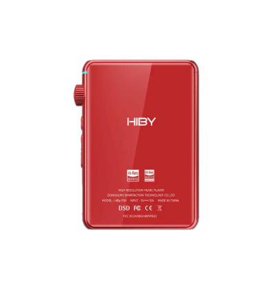 HiBy R3 II 2025 rojo - Reproductor Hi-Res portátil compacto.