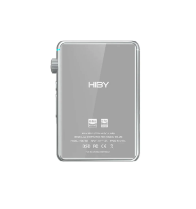 HiBy R3 II 2025 plata - Reproductor Hi-Res portátil de diseño premium.