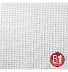 Adam Hall Gaze 202 3x5 White - Tul ignífugo para escenarios