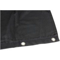 Adam Hall Molton 300 3x4 | Tela ignífuga negra para escenarios