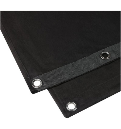 Adam Hall Molton 500 5x3 Negro | Tela acústica ignífuga profesional