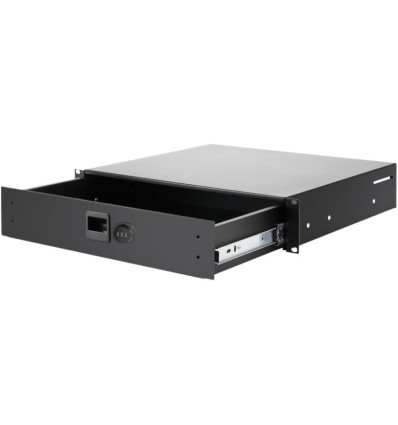 Adam Hall Rack Drawer 02 ALU C-LOCK | Cajón de rack 2U con cerradura