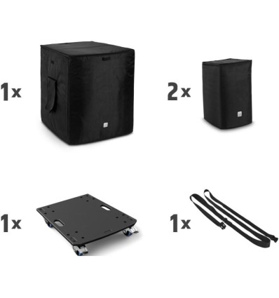 LD Systems DAVE 18 G4X BAG SET | Transporte y protección profesional