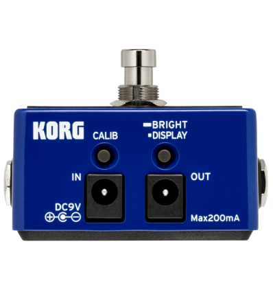 Afinador de pedal Korg Pitchblack-X BL azul | Precisión profesional