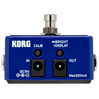 Afinador de pedal Korg Pitchblack-X BL azul | Precisión profesional